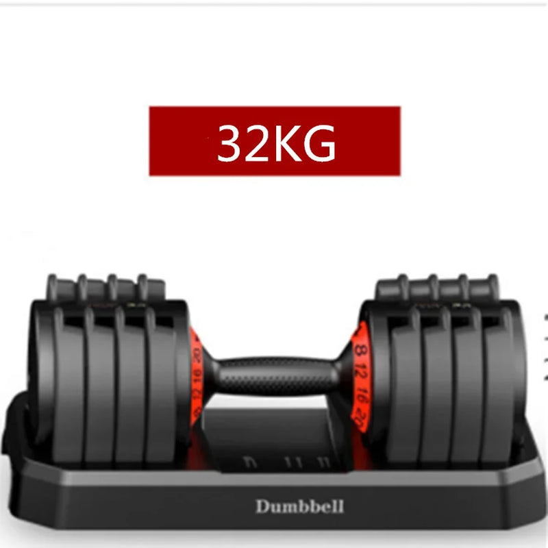VEVOR 3KG-32KG Dumbbells Adjustable Intelligent Dumbbellfor Fitness Home Workout Exercise Training Portable Fitness Equipment